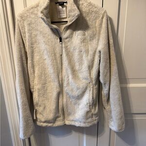 The North Face Arctic-White Fleece Jacket EUC 24L, 18-19 PTP